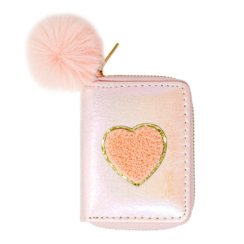 Shiny Heart Patch Wallet