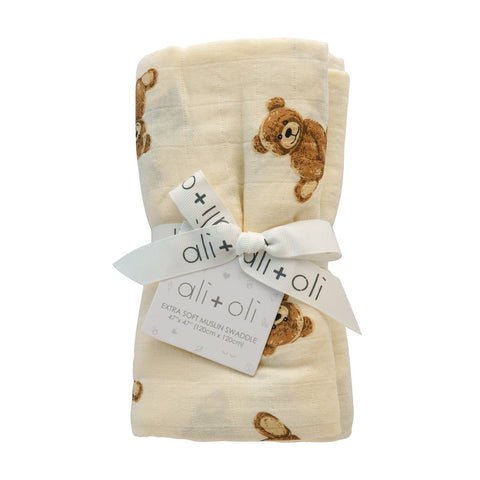 Bamboo Muslin Swaddle Baby Blanket