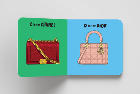 ABCs of Handbags: A Fashion Lover's Alphabet Board Book for Babies & Toddlers