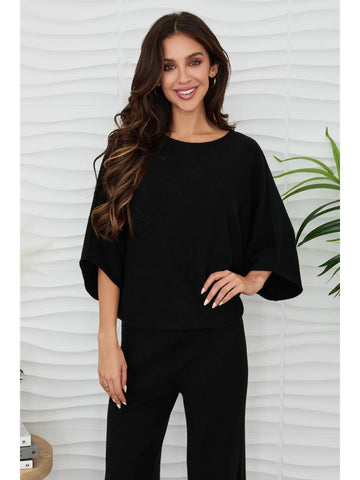 MM | Crew Neck Batwing Top