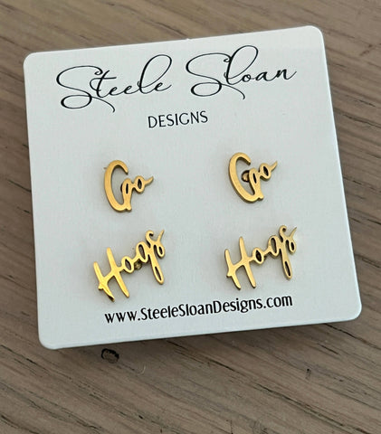 Go Hogs! Game Day Earrings