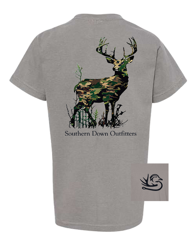 Camo Deer Youth Tee