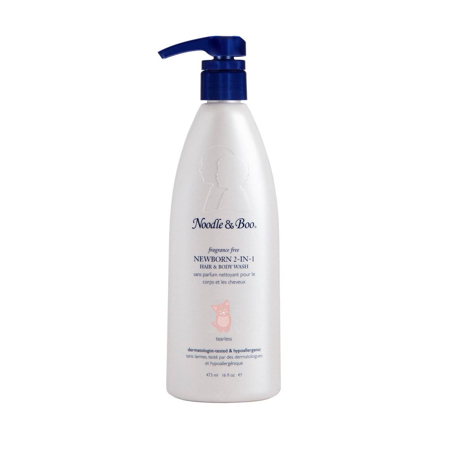 Noodle & Boo | Newborn 2-in-1 Hair & Body Wash, Fragrance-Free, 16 oz