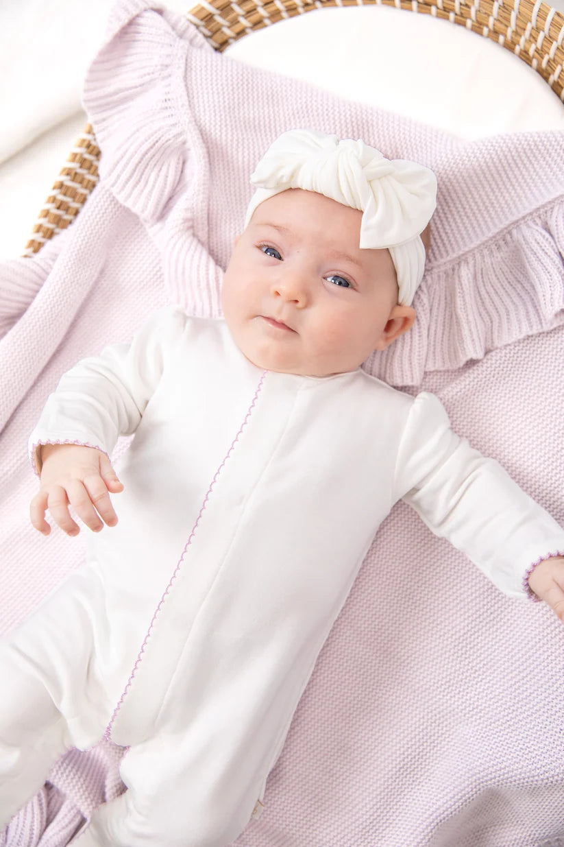 Bei Bei | Puff Sleeve Snap Romper