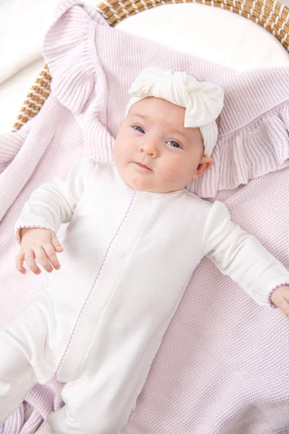 Bei Bei | Puff Sleeve Snap Romper