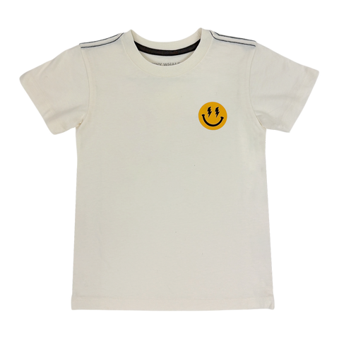 Just Be A Good Dude Tee - Retro Smiley Face Kids Skate Top