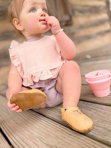 Muslin Cotton Ruffle Baby Bib