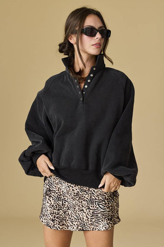 PT16060 - Piper Snap Button Collared Sweater