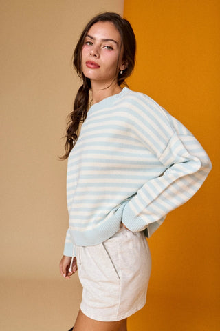 Striped Crewneck Sweater