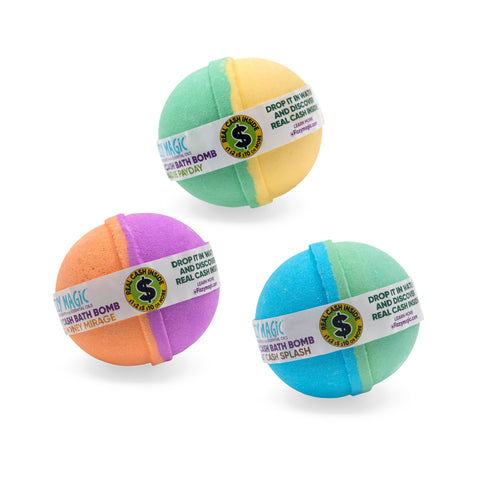 Mystery Real Money Bath Bomb Surprise Display
