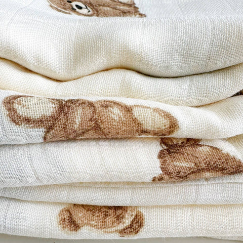 Bamboo Muslin Swaddle Baby Blanket