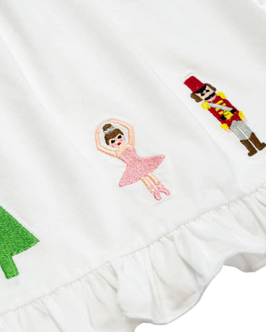 SB | Nutcracker Embroidered Knit Dress