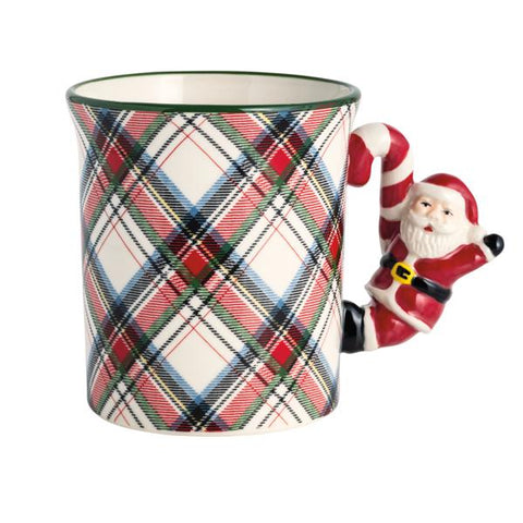 MP | Tartan Figural Handle Mug