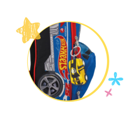 Hot Wheels Pull-Back Car Mystery Keychain Collection