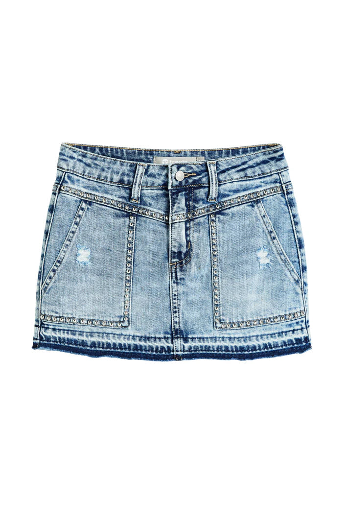 TRACTR | T Stud Seam Girls Skort