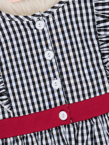 Arkansas Smocked Gingham Dress