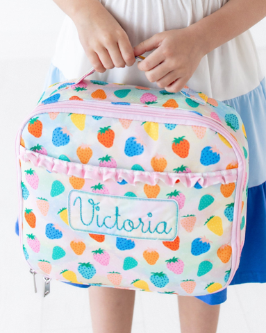 Insulated Strawberry Lunch Box