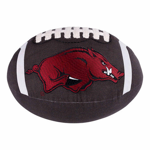 Arkansas Football Shaped Pillow