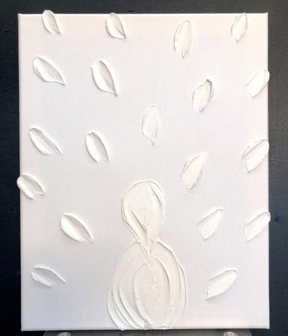 Paint Your Own Canvas 11x14 ballerina church bird heart