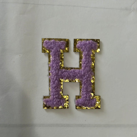 Iron On Patch | Chenille Small Varsity Letters