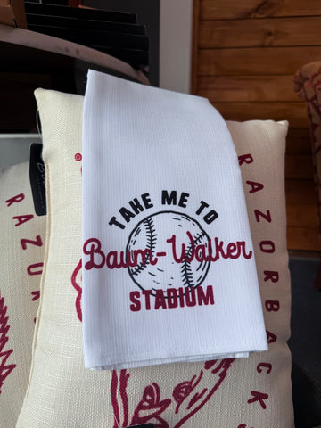 Take me to Baum Walker Stadium Tea Towel