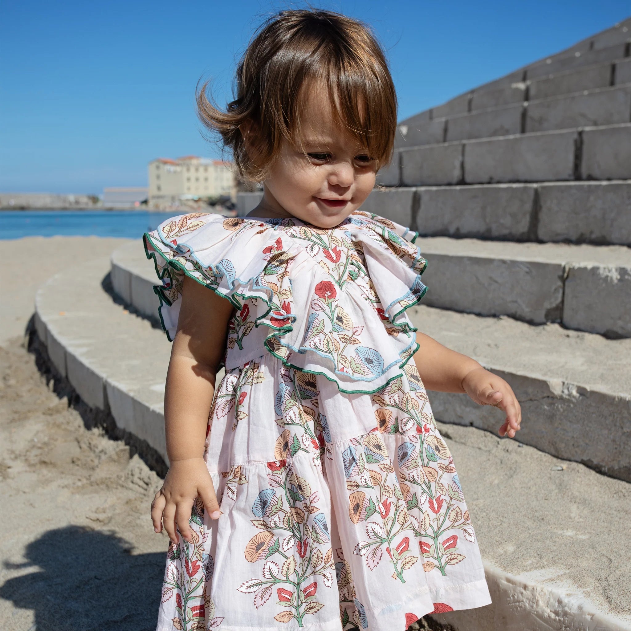 strapless open back dress Pink Chicken Girls Organic Long Sleeve Steph Dress Ghost Boo – Baybee  Clothes LLC main image 1