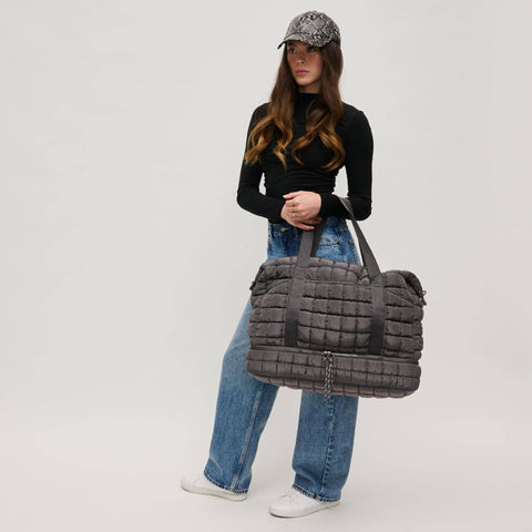 UE | Globetrotter Quilted Nylon Puffer Travel Weekender