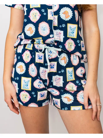 Royal Pup Sleep Shorts