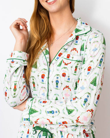 Nutcracker Waltz LS Sleep Shirt & Short Set