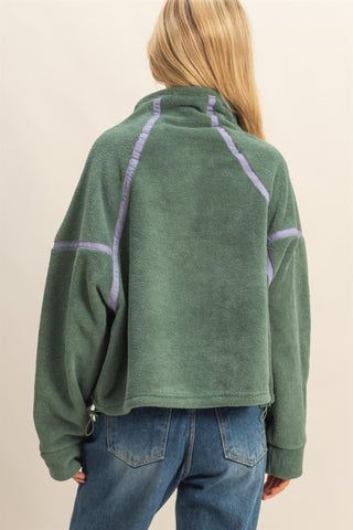 Fleece Half Zip Pullover