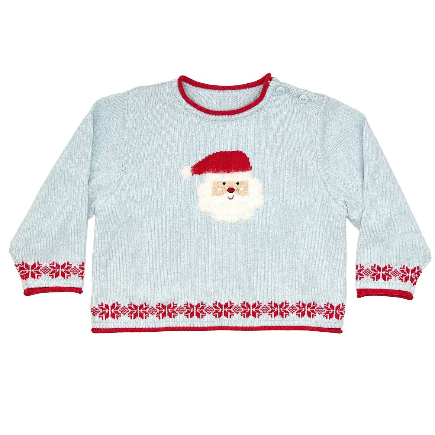 Fuzzy Knit Santa Sweater