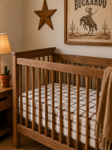 Crib Sheet, Homestead Plaid