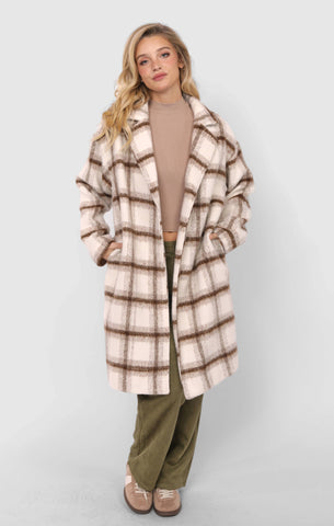 Emily Long Open Front Coat