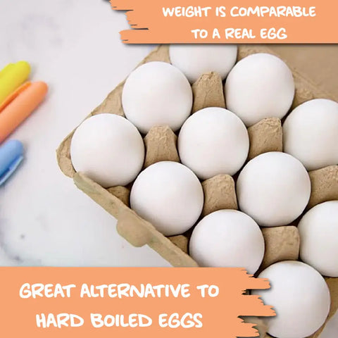 12 Pack Eggmazing Wooden Eggs