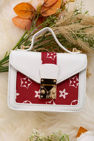 Kids Charm | Red & White Star Purse