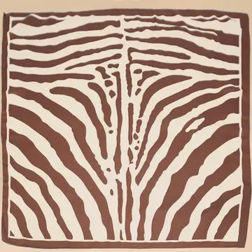 Large Zebra Bandana Scarf