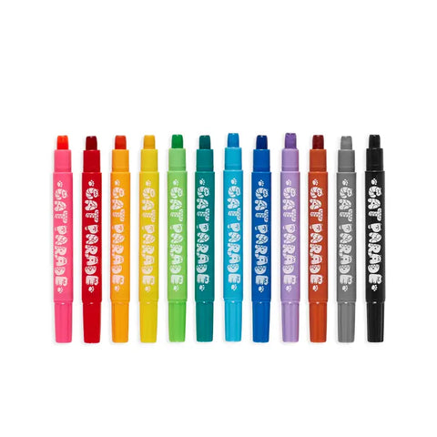 Cat Parade: Twist- Up Watercolor Gel Crayons