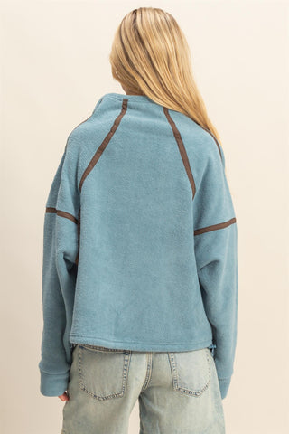 Fleece Half Zip Pullover