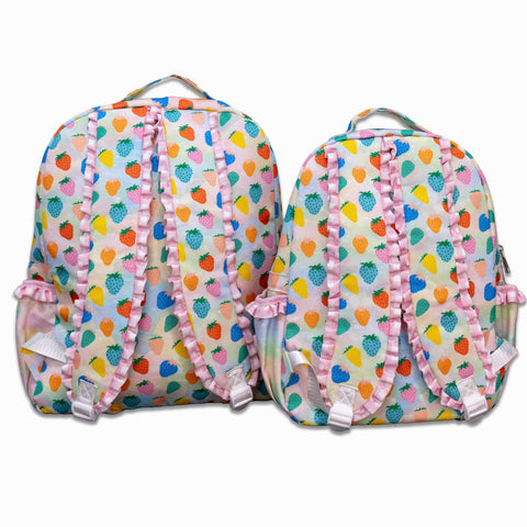 Girls Strawberry Backpack