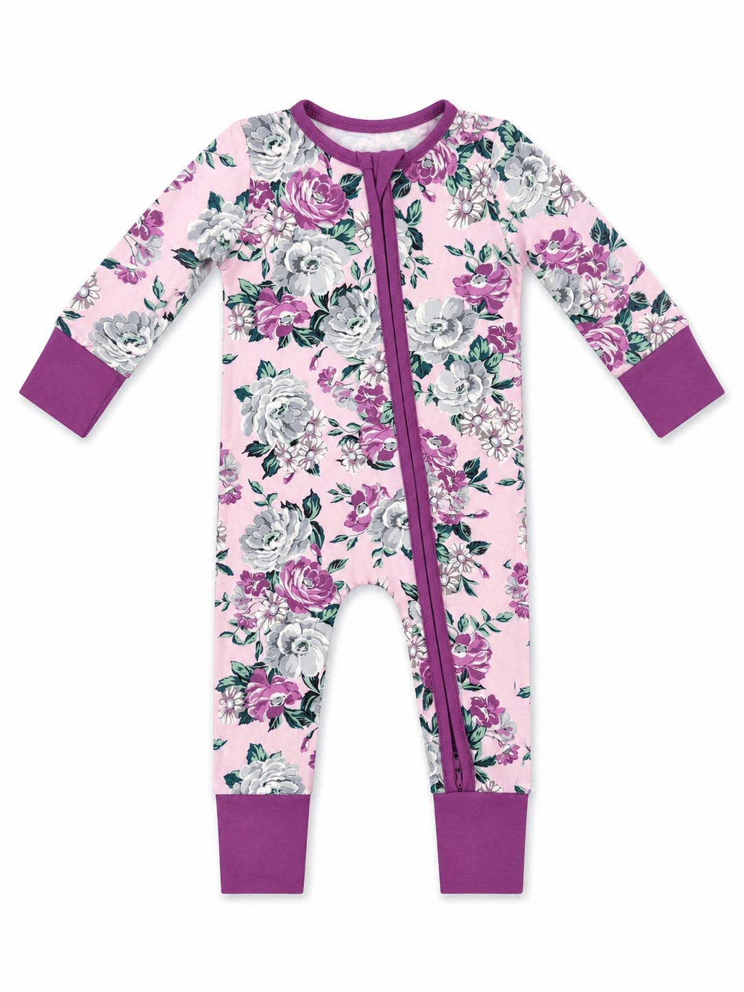 2-Way Zip Romper Blissful Blossoms