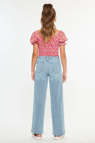 Kancan | Youth High Rise Light Wide Leg