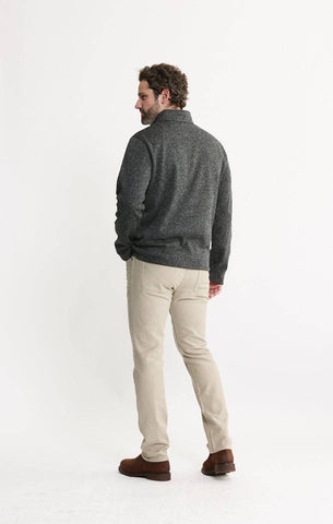 Stretch Sweater Fleece Quarter Zip Pullover