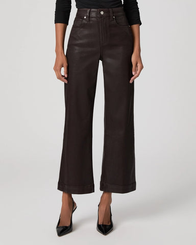 Paige | Anessa Wide Leg in Chicory Coffee Luxe Coating