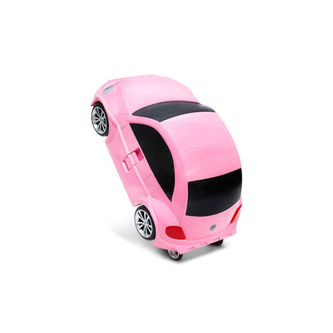 Volkswagen Beetle Kids Ride-On Pink Official Suitcase