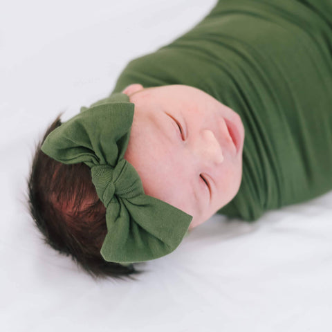 Knit Swaddle Blanket - Alder