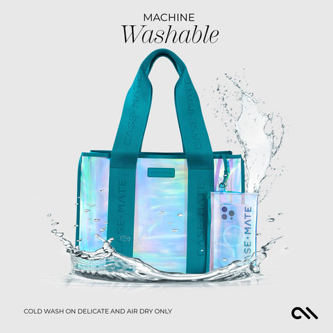 Case-Mate |  Soap Bubble Beach Tote Bag | Emerald Blue