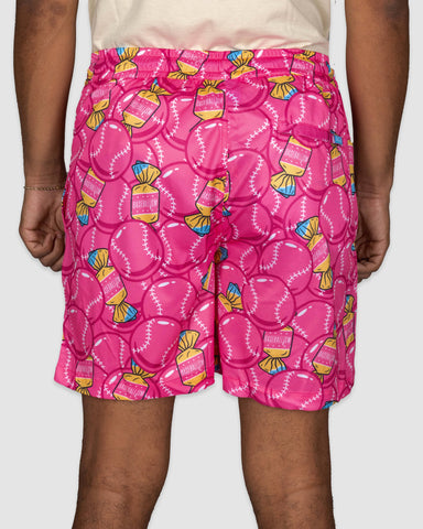 Baseballism | Doubles and Bubbles Diamond Air Mesh Shorts