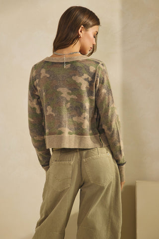 Camo Out Stiches Cardigan