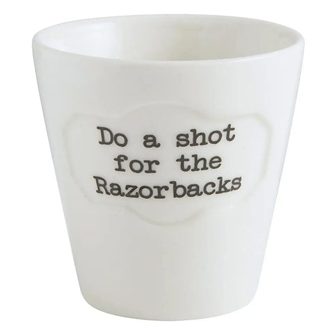 47th & Main | Razorbacks Shot Glass