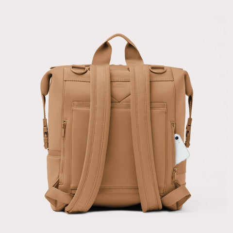 Indi Diaper Backpack in Camel, Large